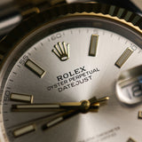 2023 Rolex Datejust 41 Silver Dial Two Tone Yellow Gold