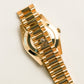 2022 Rolex Daydate 40 White Roman Numerals Fluted President Bracelet Yellow Gold
