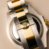 2021 Rolex Blue Submariner Date Two Tone Yellow Gold