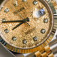 2022 Rolex Datejust 36 Champagne Dial Fluted Jubilee Two Tone Yellow Gold