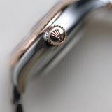 2022 Rolex Datejust 28 Rose-Colour Dial Fluted Jubilee Two Tone Rose Gold