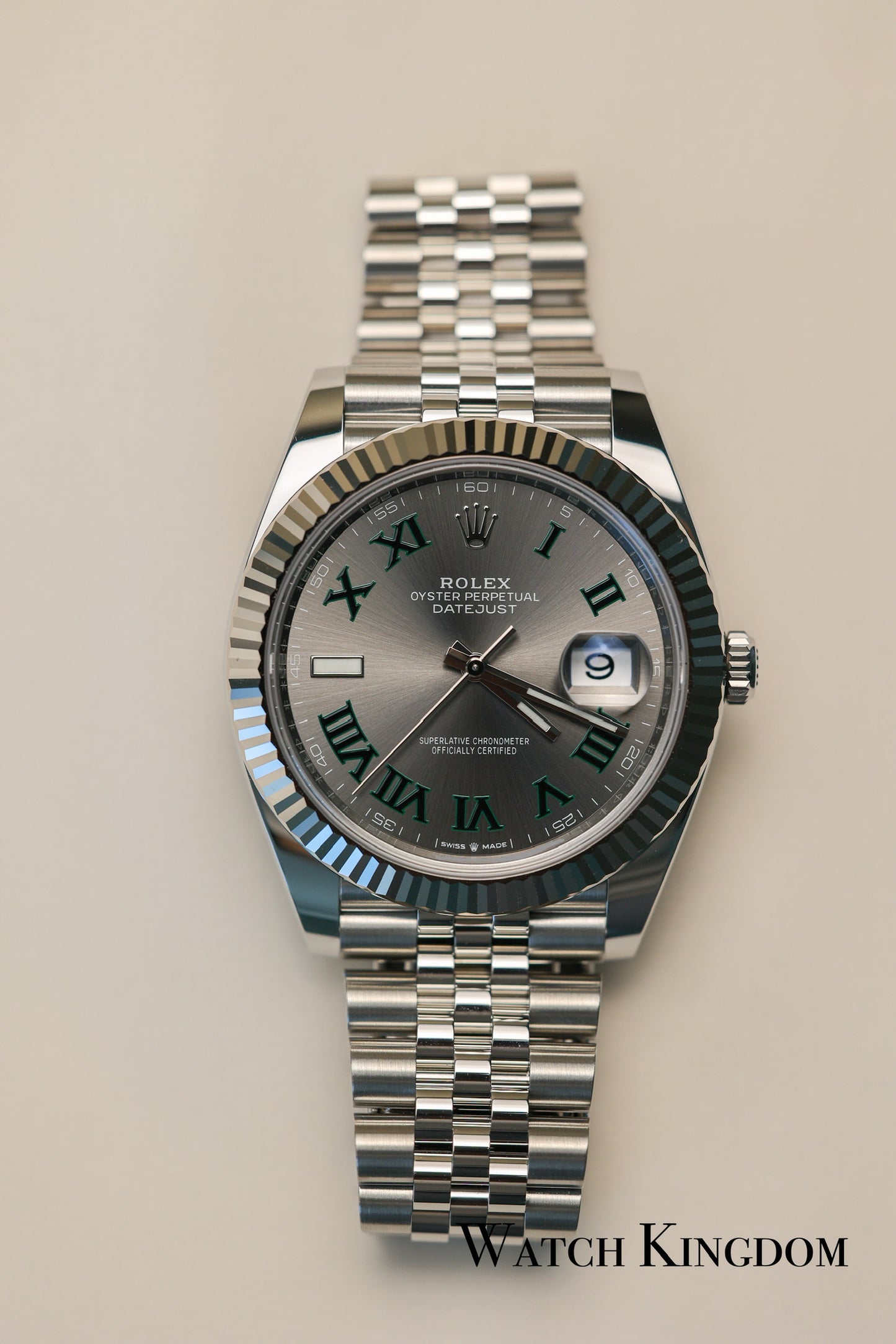 2022 Rolex Datejust 41 Wimbledon Fluted Jubilee