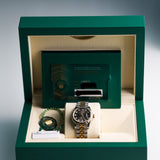 2022 Rolex Datejust 31 Dark Grey Diamonds Dial Fluted Jubilee Two Tone Yellow Gold