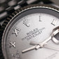 2022 Rolex Datejust 36 Silver Roman Numerals Dial Fluted Jubilee