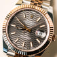 2023 Rolex Datejust 41 Fluted Jubilee Grey Dial Two Tone Rose Gold