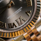 2023 Rolex Datejust 31 Slate Dial Fluted Jubilee Two Tone Rose Gold