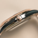2022 Rolex Datejust 41 Chocolate Dial Diamonds Fluted Oyster Bracelet Two Tone Rose Gold