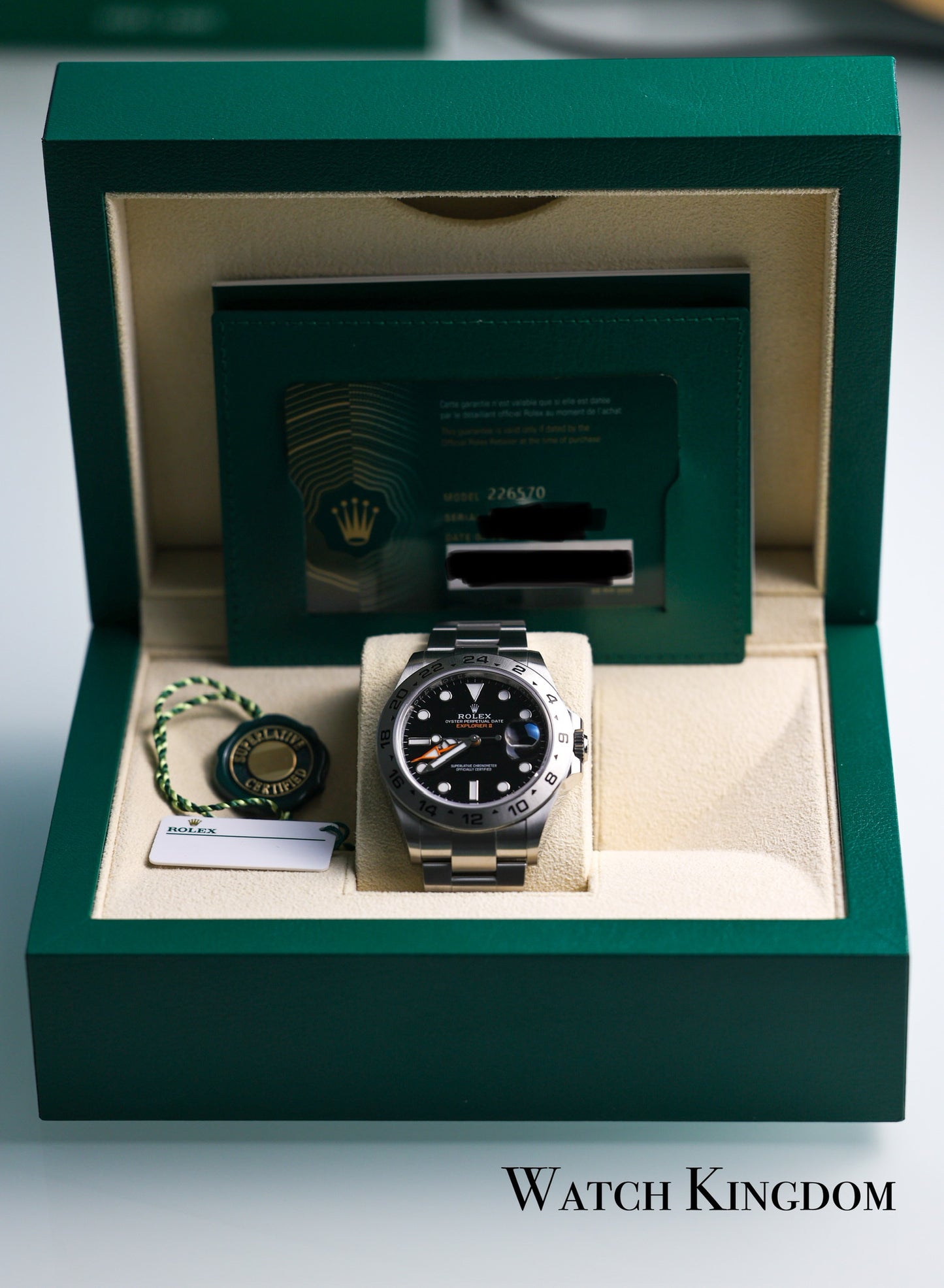 2022 Rolex Explorer II Black Dial