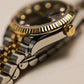 2022 Rolex Datejust 31 Dark Grey Diamonds Dial Fluted Jubilee Two Tone Yellow Gold