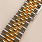 2022 Rolex Datejust 36 Champagne Dial Fluted Jubilee Two Tone Yellow Gold