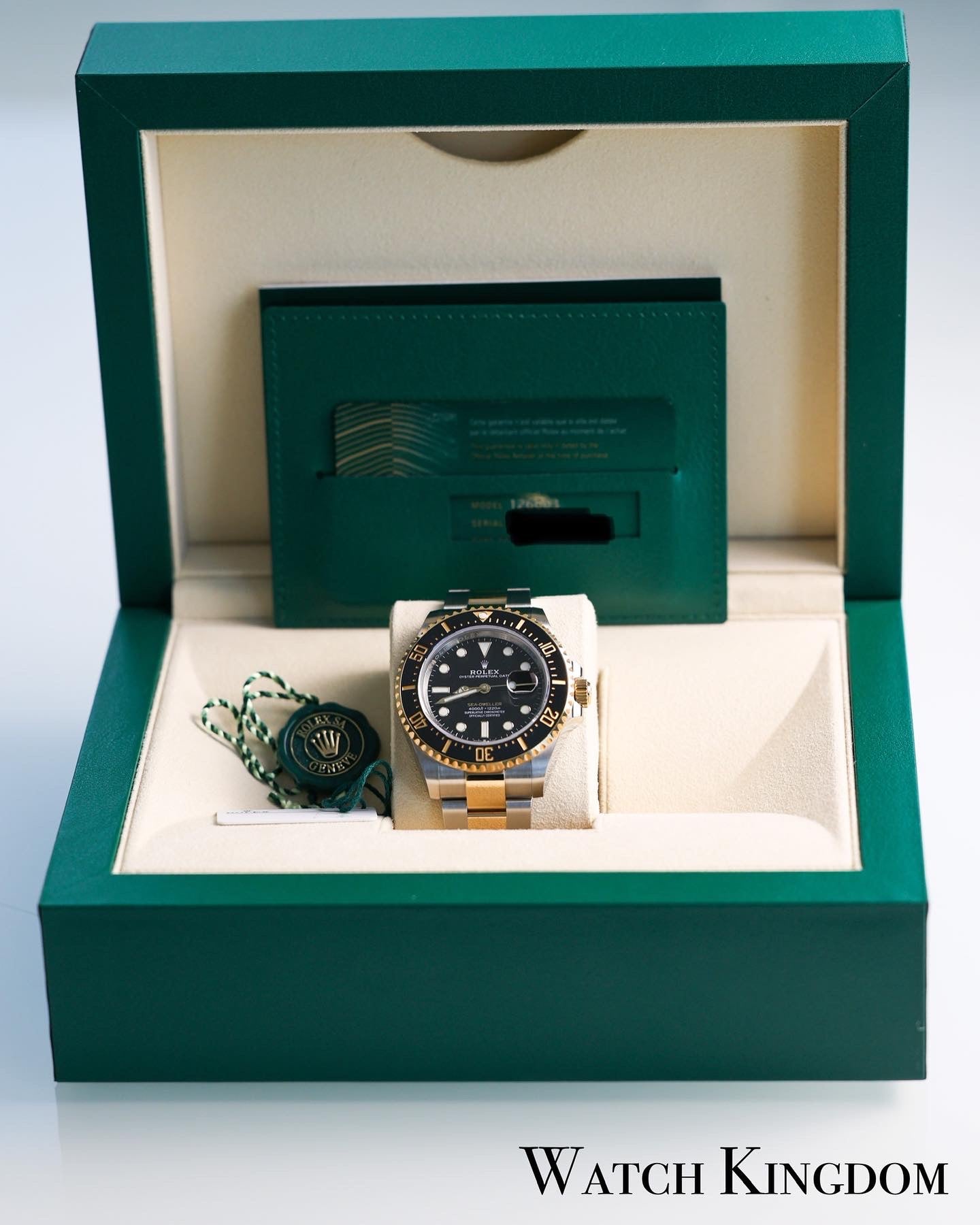 2020 Rolex Sea Dweller Two Tone Yellow Gold