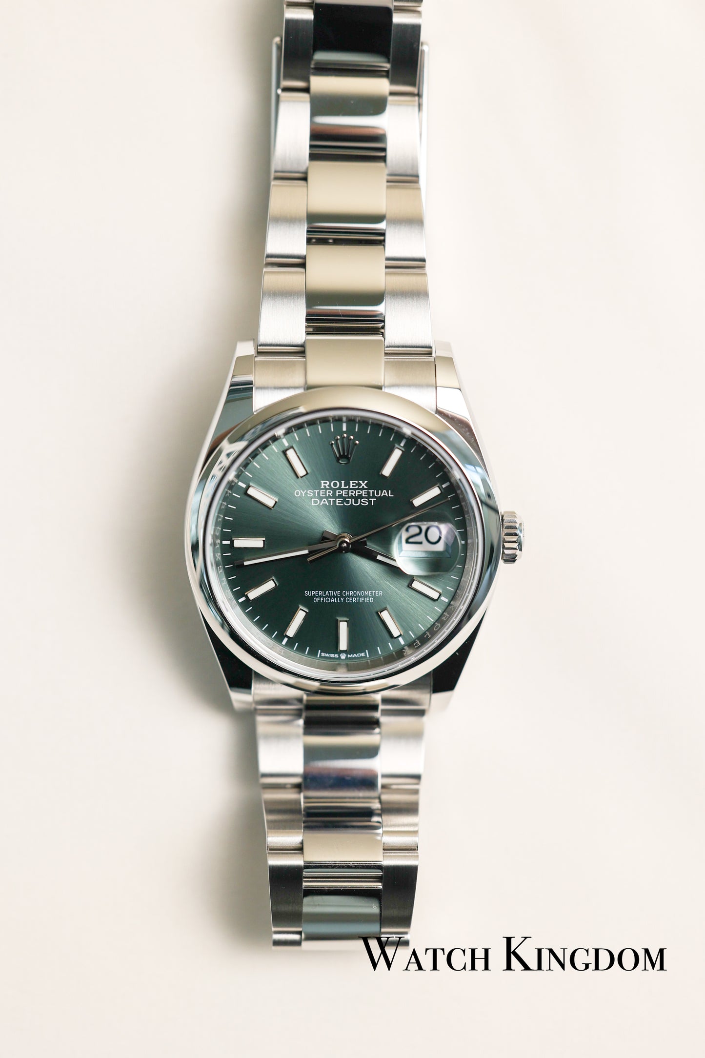 2023 Rolex Datejust 36 Mint Green Dial