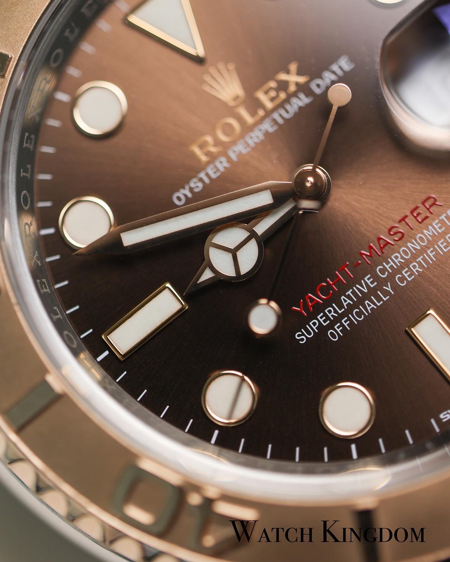 2018 Rolex Yacht-Master 40 Chocolate Dial Two Tone Rose Gold