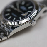2022 Rolex Datejust 41 Fluted Jubilee Black Index Dial